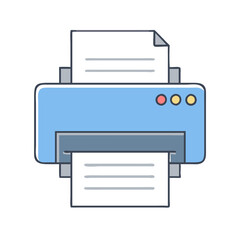 printer icon, printer vector illustration-simple illustration of printer, perfect for printer logos and icons