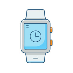 smartwatch icon, smartwatch vector illustration-simple illustration of smartwatch, perfect for smartwatch logos and icons
