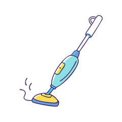 steam mop icon, steam mop vector illustration-simple illustration of steam mop, perfect for steam mop logos and icons
