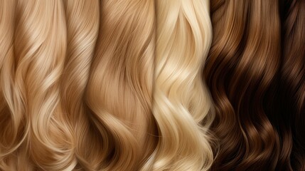 Fototapeta premium curly blonde hair texture