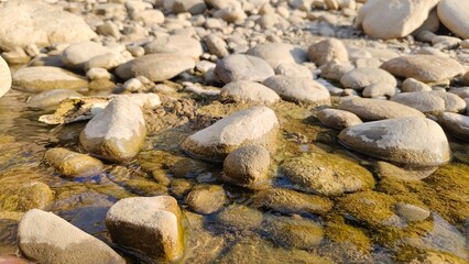 stones on the beach