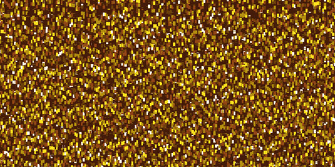 Yellow and golden glitter abstract background