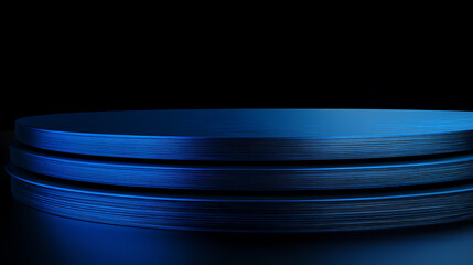 Blue technology stage