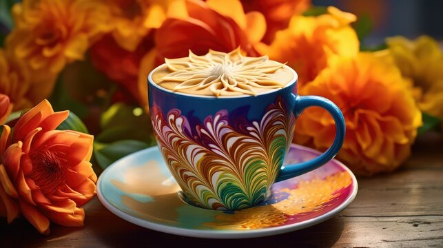 vibrnt coffee in a mug