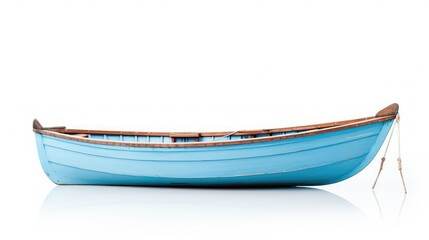 row boat isolated on white