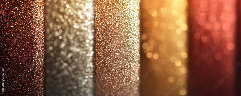 Poster Sparkling Glitter Textures Decorative Abstract Array