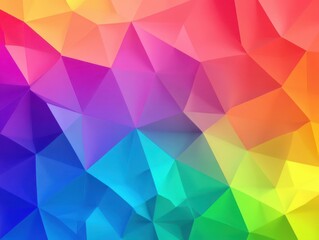 Fototapeta premium Geometric Rainbow Spectrum Design