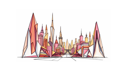 vector illustration of a city