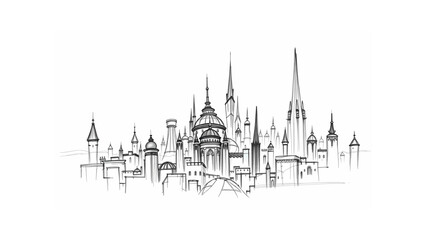 vector illustration of a city