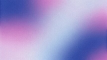 Obraz premium Blue Purple White Gradient Blurred with Grainy Noise Texture Background, for art product design, social media, trendy,vintage,brochure,banner 