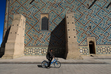 The Mausoleum of Khawaja Ahmed Yasawi is a mausoleum in the city of Turkestan, in southern...
