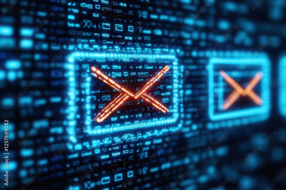 Poster automated email marketing tools sending personalized messages digital environment data visualization