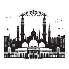 taj mahal vector
