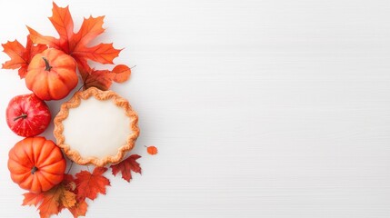 Autumn Pumpkin Pie Thanksgiving Decor