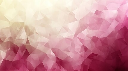 Abstract Pink and Beige Geometric Triangles Background