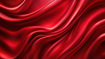 Obraz premium Abstract red vector background with stripes. Design template for brochures, flyers, magazine