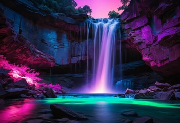 Obraz premium waterfall in the park