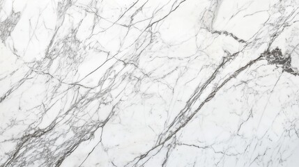 Obraz premium White marble surface with fine grey veins and natural texture patterns
