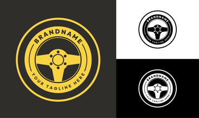 Racing Game Logo Design Template for Motorsports, Sim Racing, and Car Enthusiast Brands