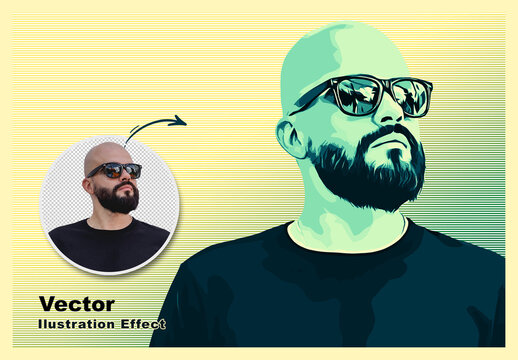 Vector Ilustration Photo Effect