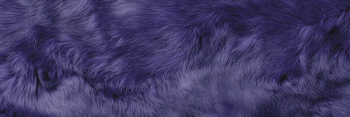 Fototapeta premium Luxurious Deep Purple Faux Fur Texture Background