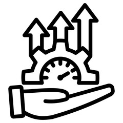 Efficency Outline Icon