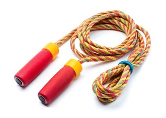  jump rope isolated on a white background