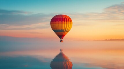 Obraz premium beautiful hot air balloon
