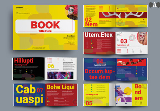 E Book Magazine Layout Template