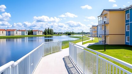 Panoramic riverfront living