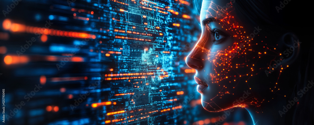 Aufkleber innovative business intelligence ai development for data analysis and global digital marketing strat