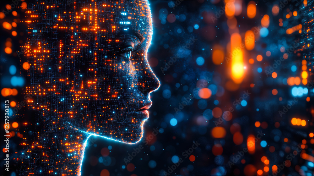 Poster digital transformation in ai infrastructure highlighting data operations and emerging technologies f