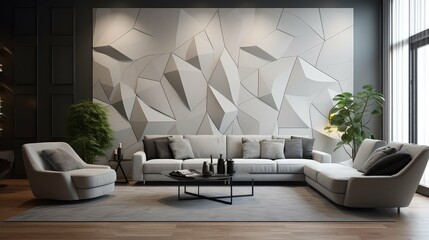 finish modern interior wall