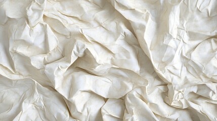 Obraz premium Crumpled paper background with textured surface