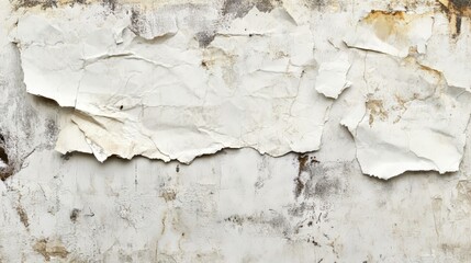 Obraz premium Grunge Wall with Torn Paper Texture