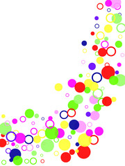 colorful bubbles background