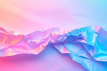 Trendy and artistic, the lightly crumpled holographic paper, with its shiny foil, provides a unique and creative backdrop