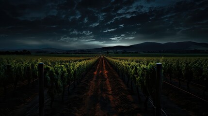 Fototapeta premium dusk wine black