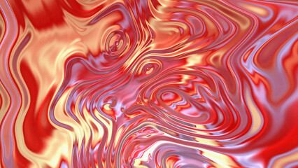 Original iridescent holographic gradient background. Psychedelic colourful glass pattern for your business and brand. Trippy moving water glossy texture. Trendy color palette. Modern artificial image.