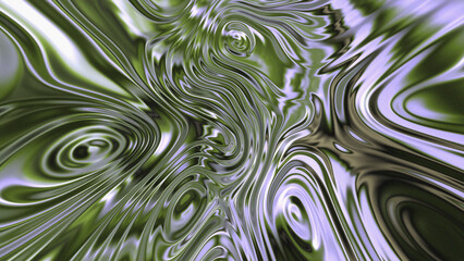 Original iridescent holographic gradient background. Psychedelic colourful glass pattern for your business and brand. Trippy moving water glossy texture. Trendy color palette. Modern artificial image.