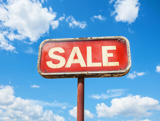 Fototapeta premium marketing offers, banner for advertising, inscription SALE