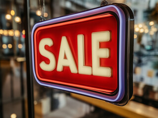 marketing offers, banner for advertising, inscription SALE