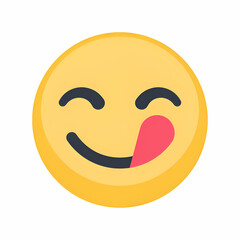 Fototapeta premium Face Licking Lips