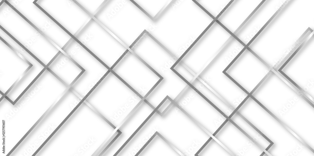 Poster abstract seamless random geometric white, black square lines pattern on a transparent background des