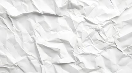 Obraz premium Abstract Wrinkled White Sheet Texture Background
