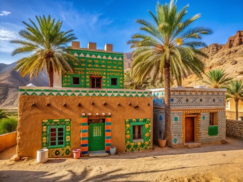Candid Photo: Traditional House, Najran, Asir Region, Saudi Arabia