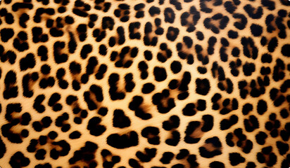 Fototapeta premium leopard texture, wild cat skin pattern, fluffy print, stylish design for clothing