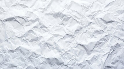 Obraz premium Crumpled texture of white paper background.