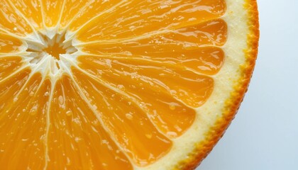 Perfect Citrus Slice: Ultra-Sharp Orange Cross-Section