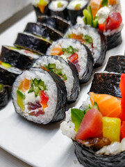 sushi, japanese food, seafood, umami, seaweed, japanese cuisine, sushi roll